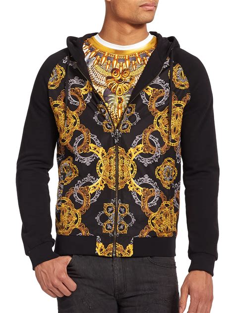 versace jeans men hoodie|Versace jumper men's.